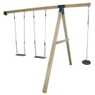 Aanbouwschommel - Dubbel met extra haak - A-frame
